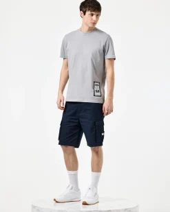 AAA Grafik T-Shirt Rauchgrau
