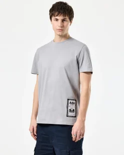 AAA Grafik T-Shirt Rauchgrau