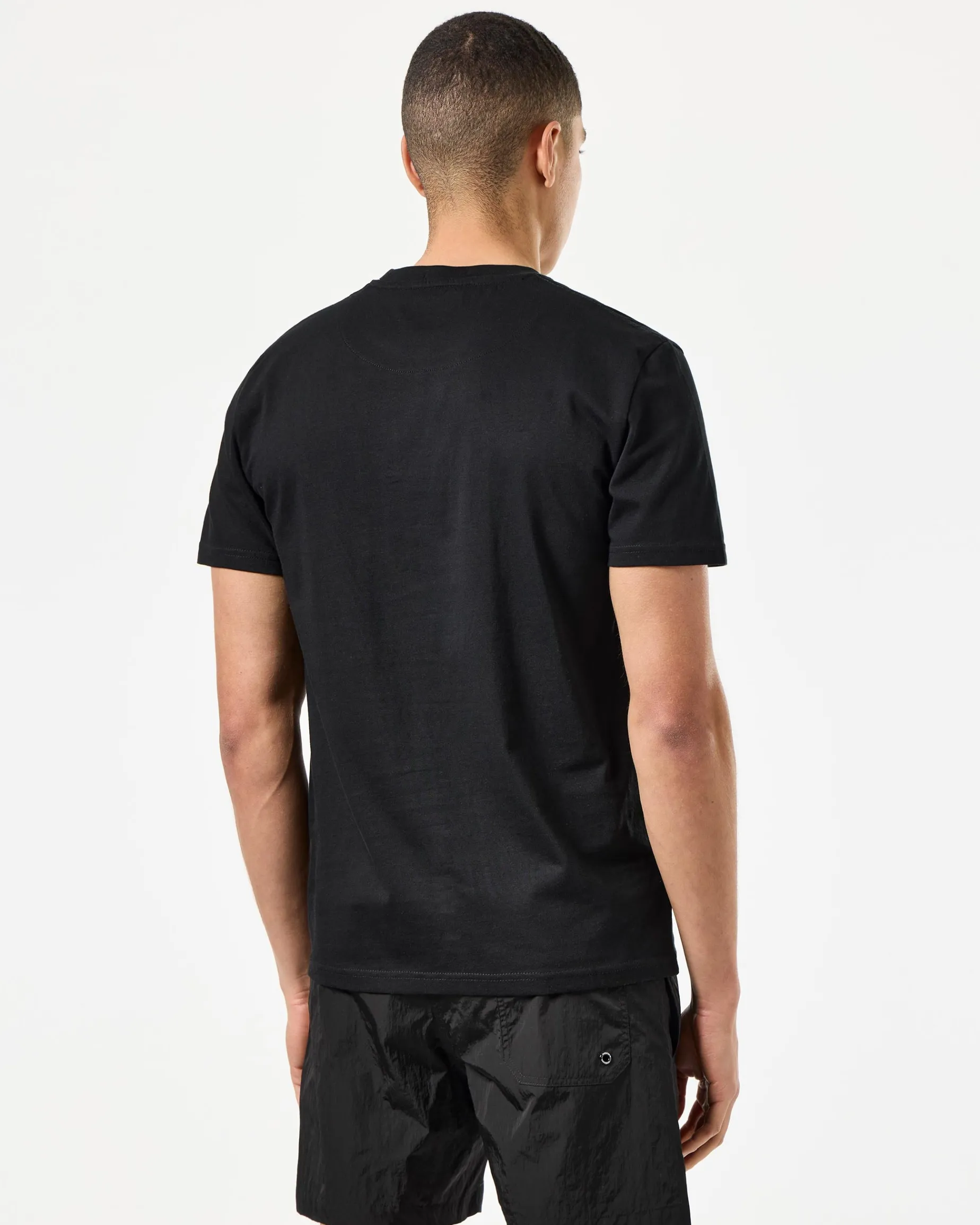AAA Grafik T-Shirt Schwarz