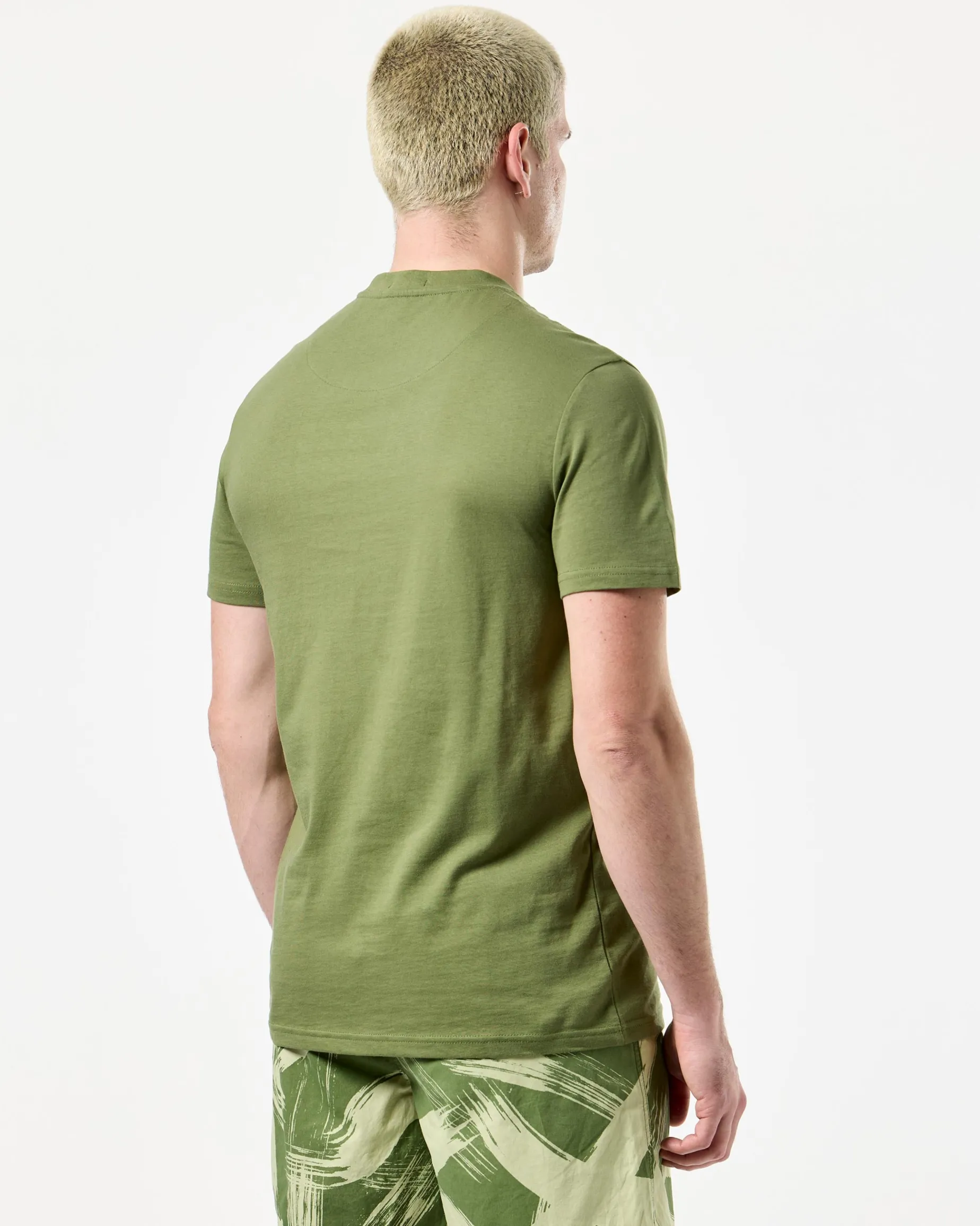 Adachi – T-Shirt mit Camouflage-Muster, Sapling Green
