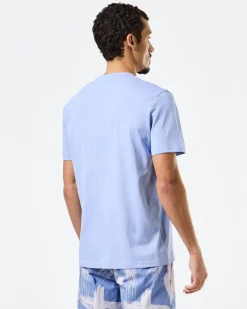 Adachi Camo T-Shirt Kornblumenblau