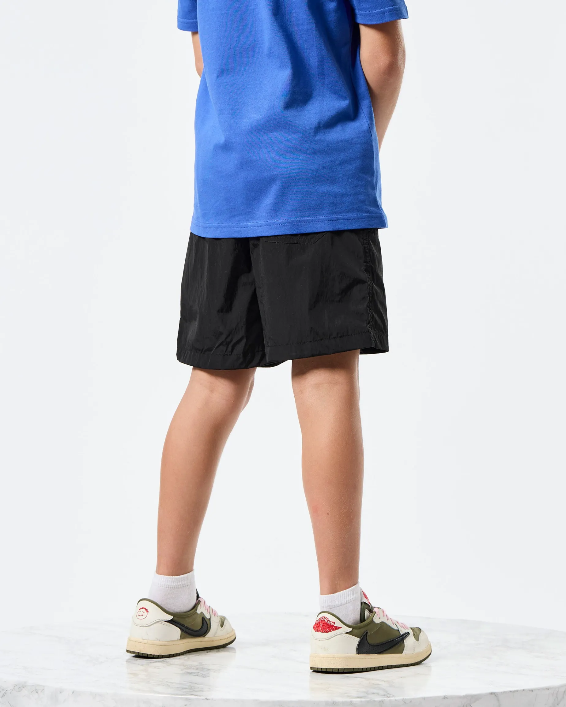 Badeshorts Stacks für Kinder Schwarz