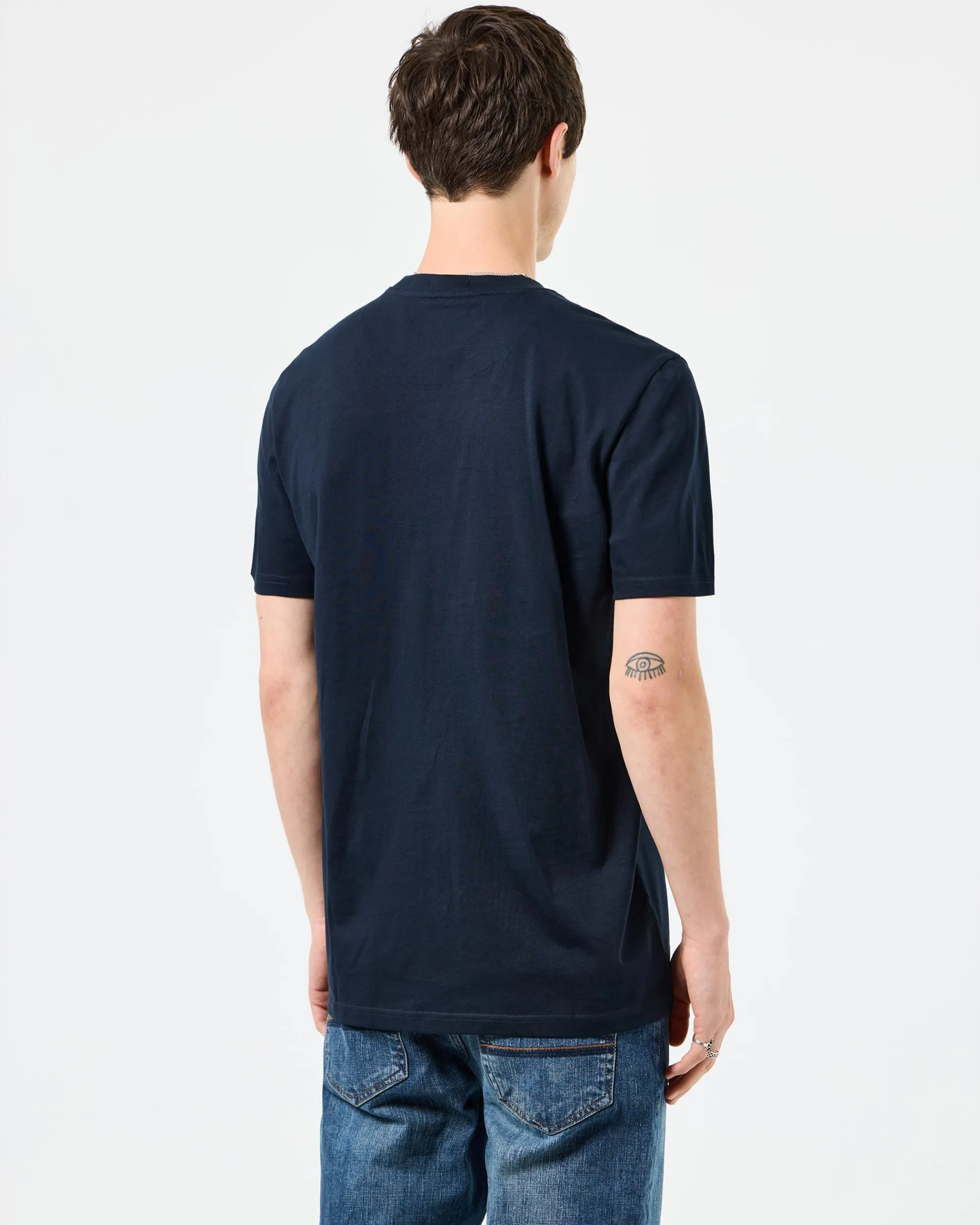 Badman Grafik T-Shirt Marine