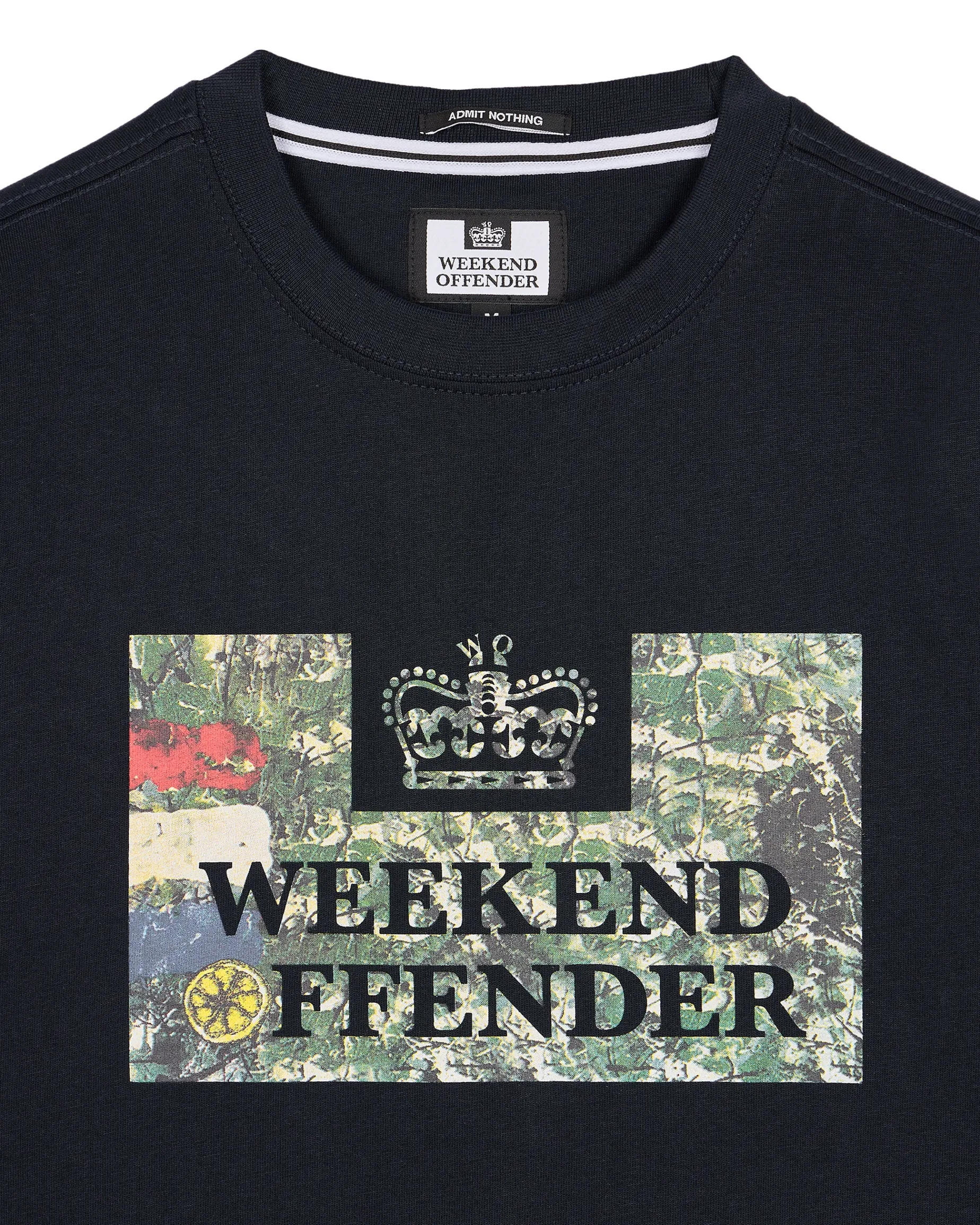 Badman Grafik T-Shirt Marine