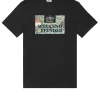 Badman Grafik T-Shirt Schwarz