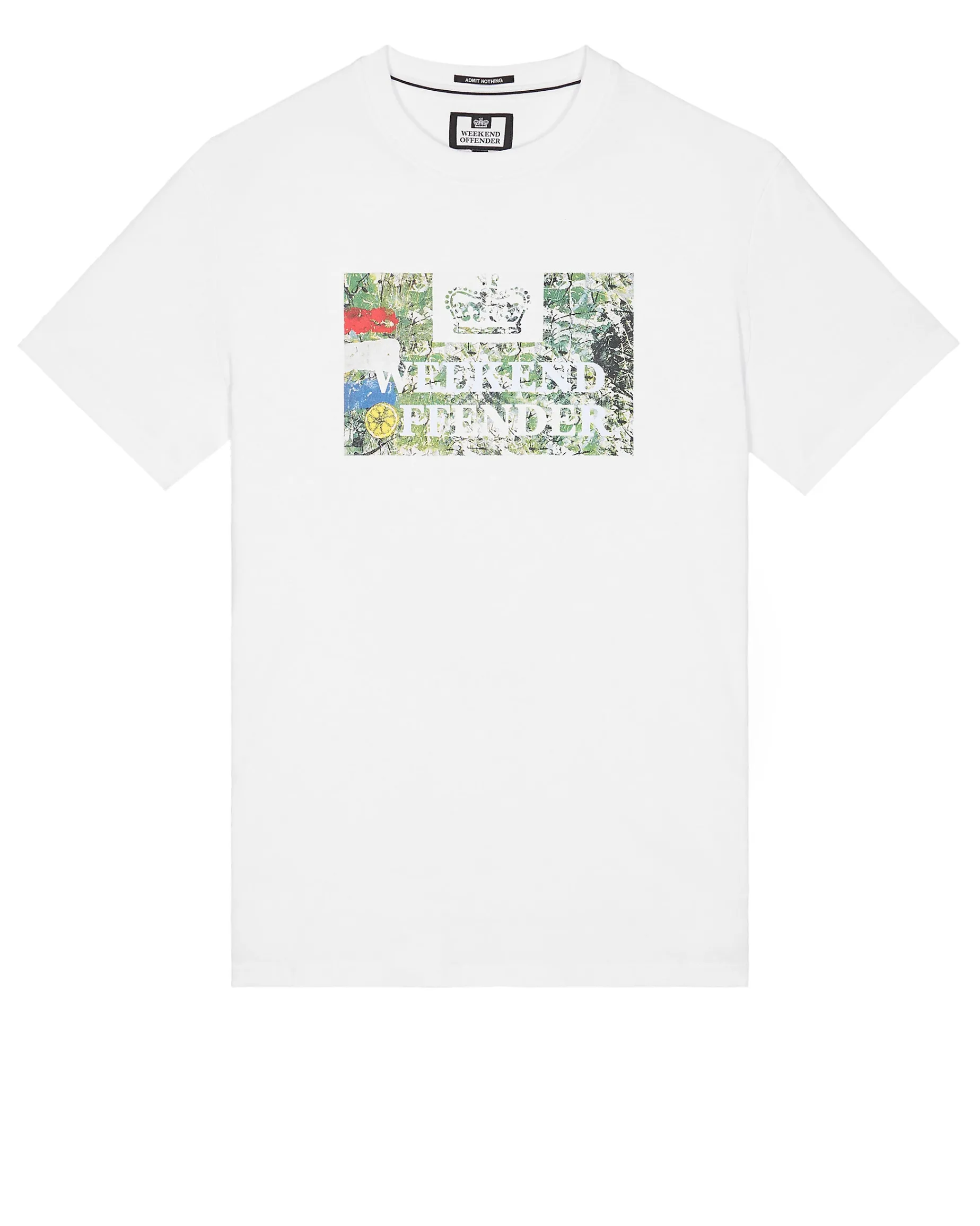 Badman Grafik T-Shirt Weiß
