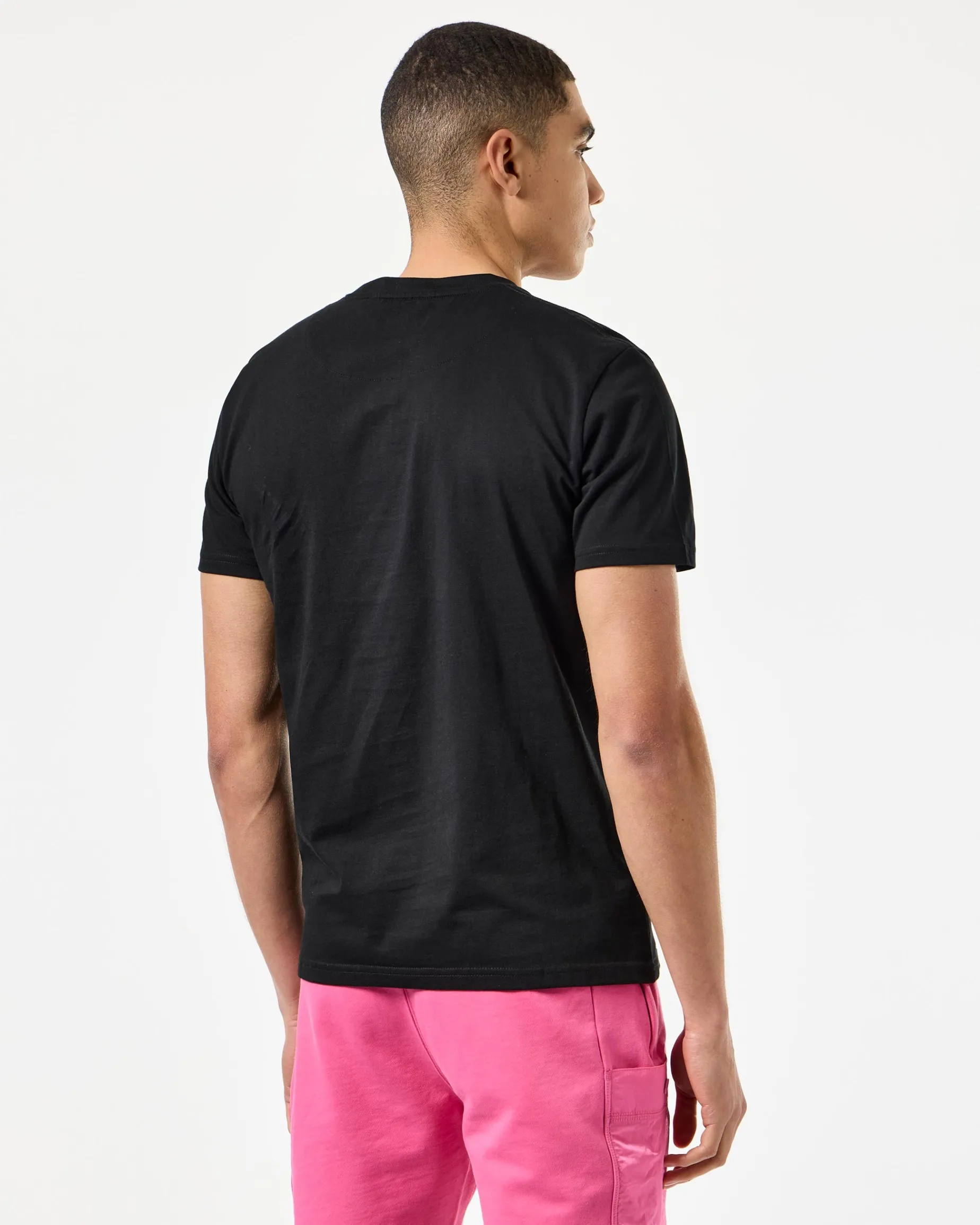 Bagliore Grafik-T-Shirt Schwarz