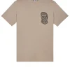 Bali Grafik T-Shirt Rindenbraun