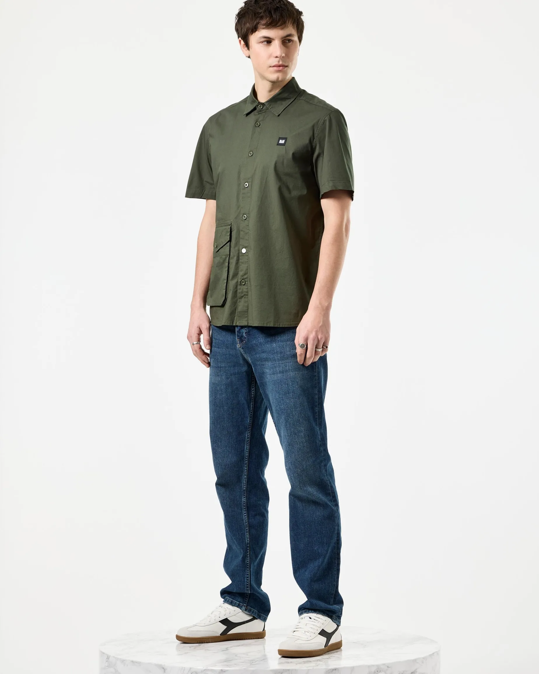 Barboza Pocket Hemd Castle Green