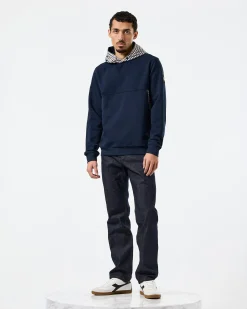 Bayswater Hoodie Marineblau/Mid House Check