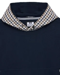 Bayswater Hoodie Marineblau/Mid House Check