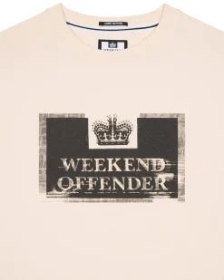 Bonpensiero Grafik-T-Shirt Alabaster