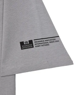 Bonpensiero Grafik-T-Shirt Rauchgrau