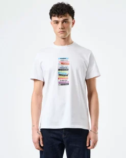 1995 B-Seiten Grafik T-Shirt Weiß