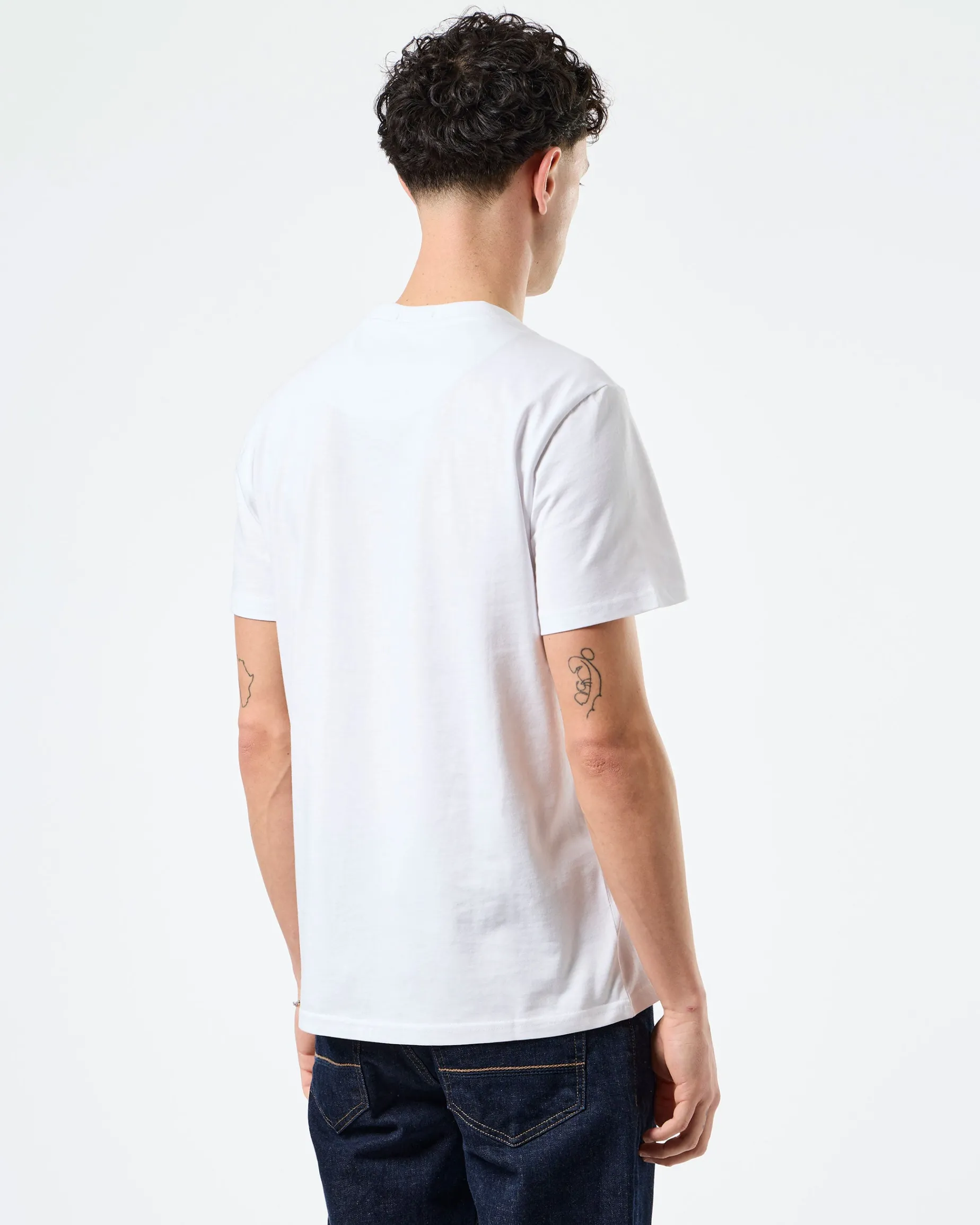 1995 B-Seiten Grafik T-Shirt Weiß