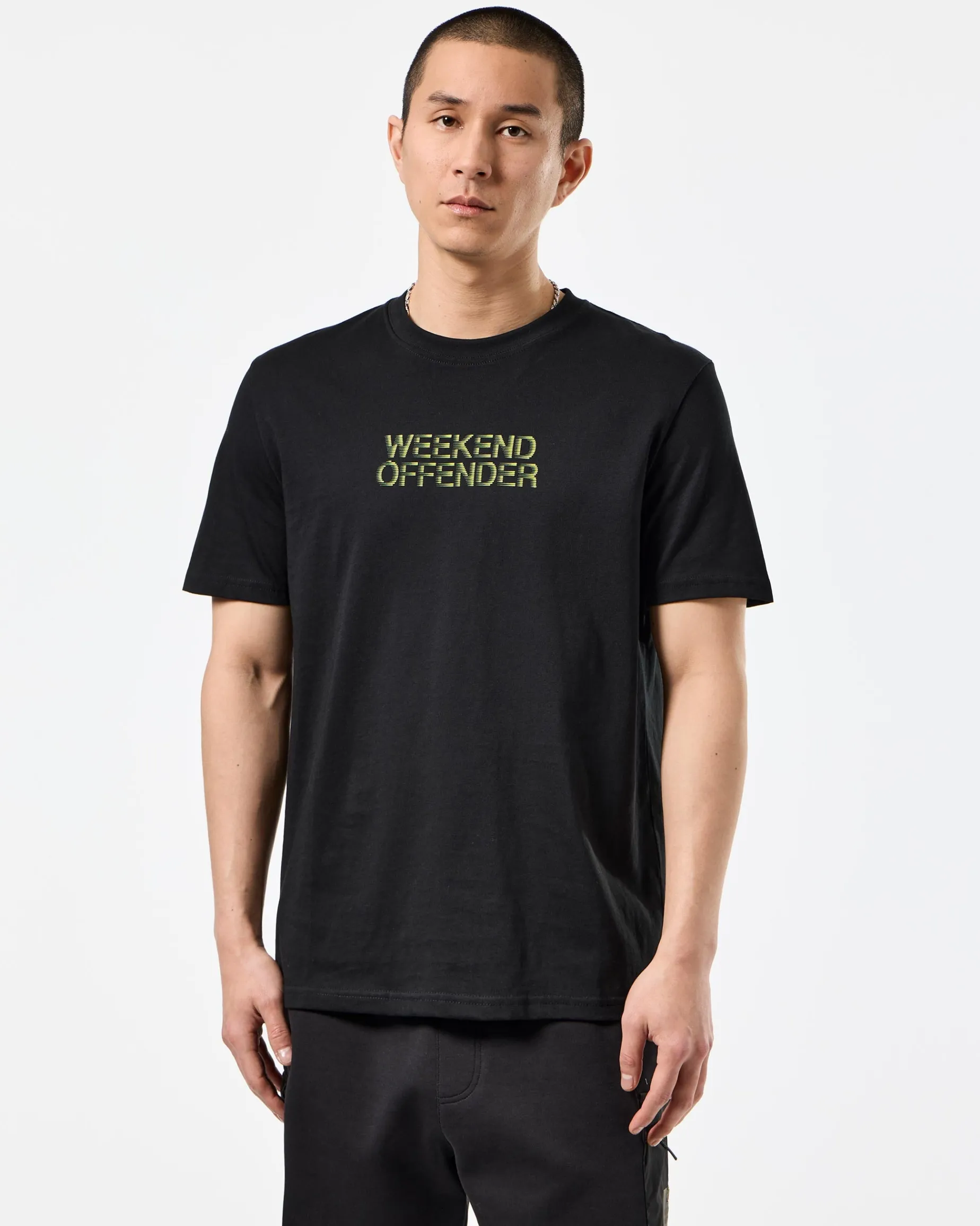 Bucci Grafik-T-Shirt Schwarz