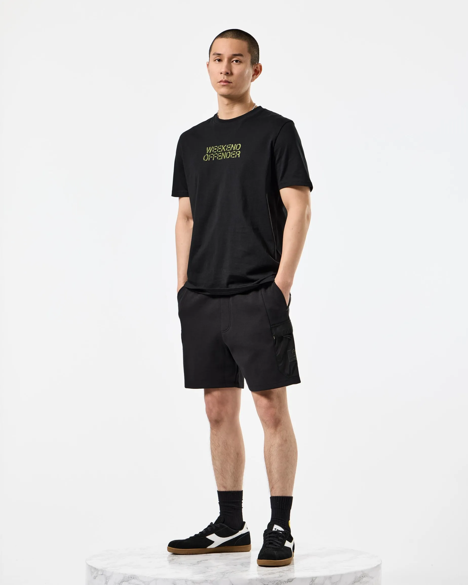 Bucci Grafik-T-Shirt Schwarz