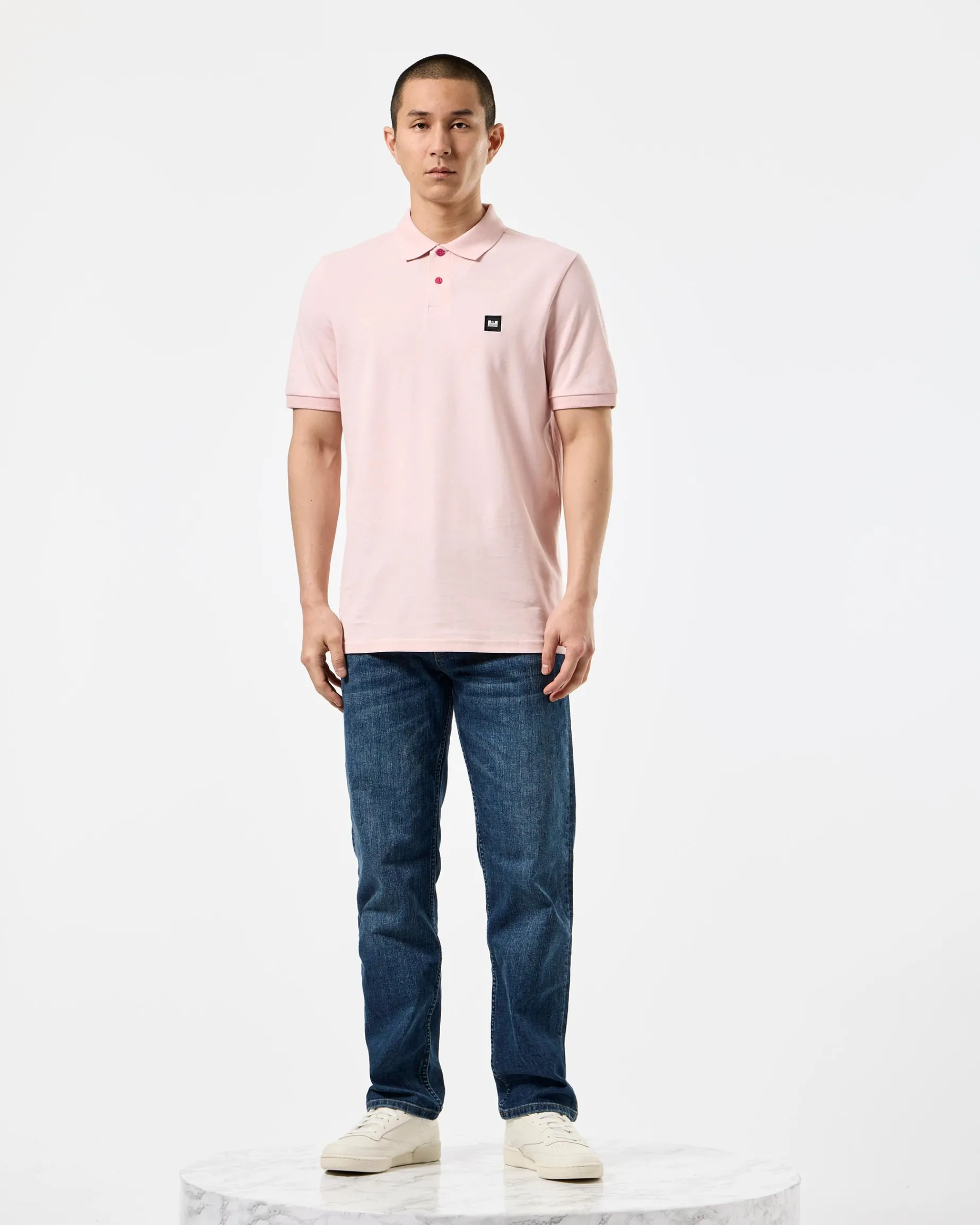 Caneiros Poloshirt Blassrosa