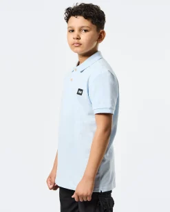 Caneiros Poloshirt für Kinder Ocean Wave Blue