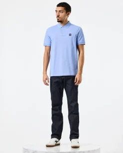 Caneiros Poloshirt Kornblumenblau