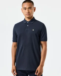Caneiros Poloshirt Marineblau