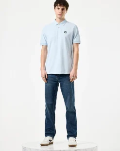 Caneiros Poloshirt Ocean Wave Blue