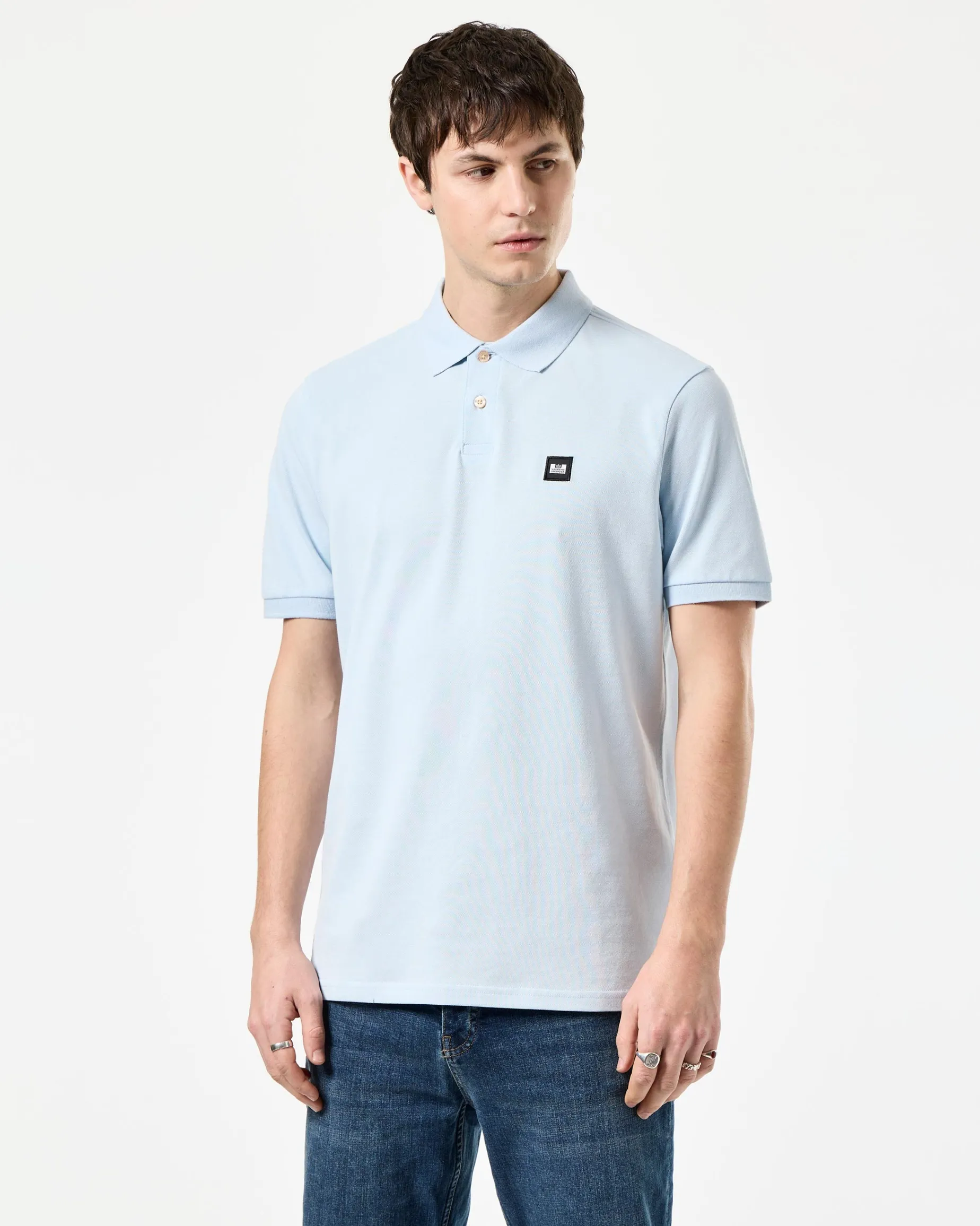 Caneiros Poloshirt Ocean Wave Blue