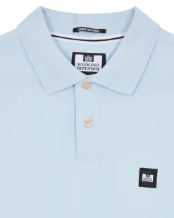 Caneiros Poloshirt Ocean Wave Blue