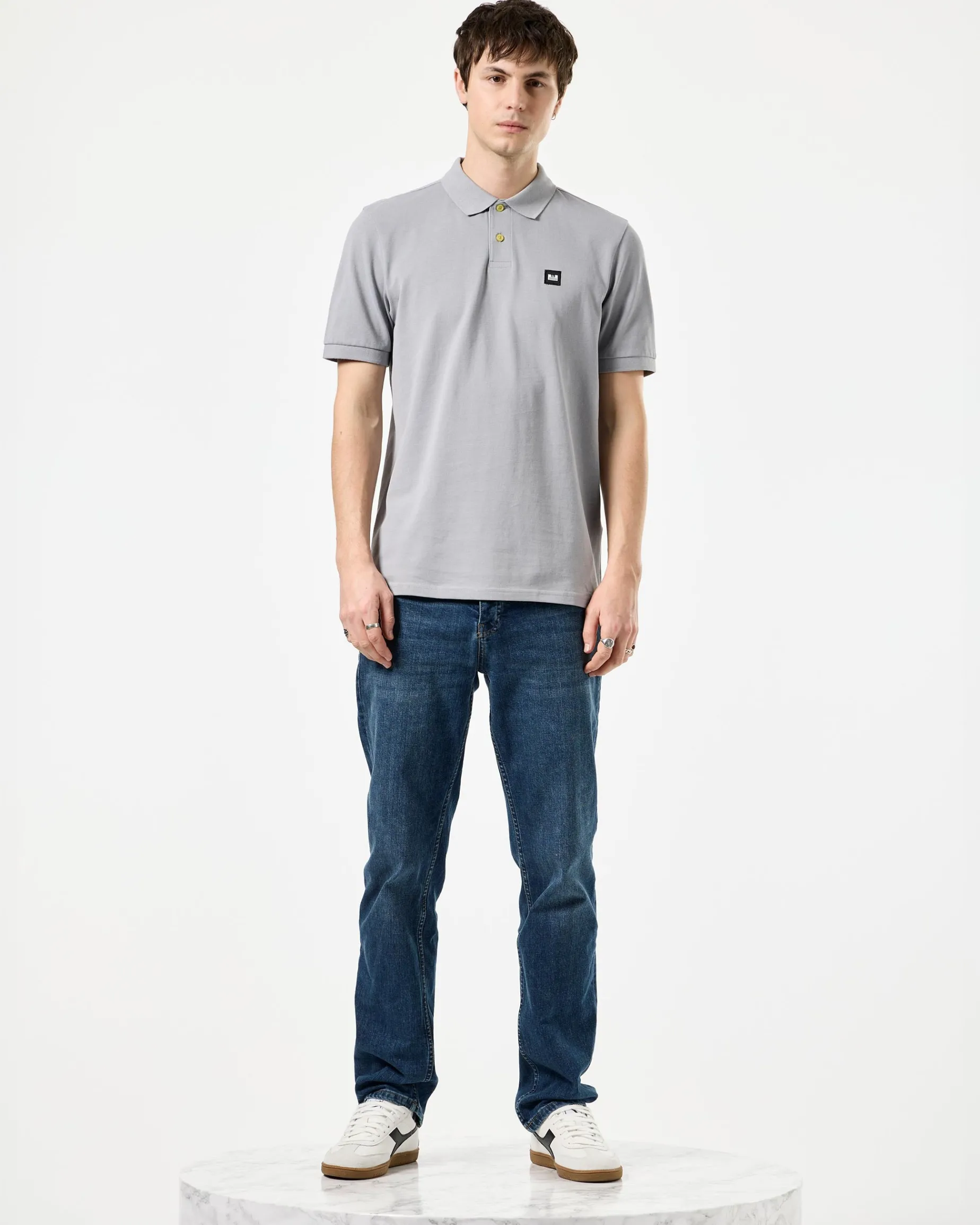Caneiros Poloshirt Rauchgrau