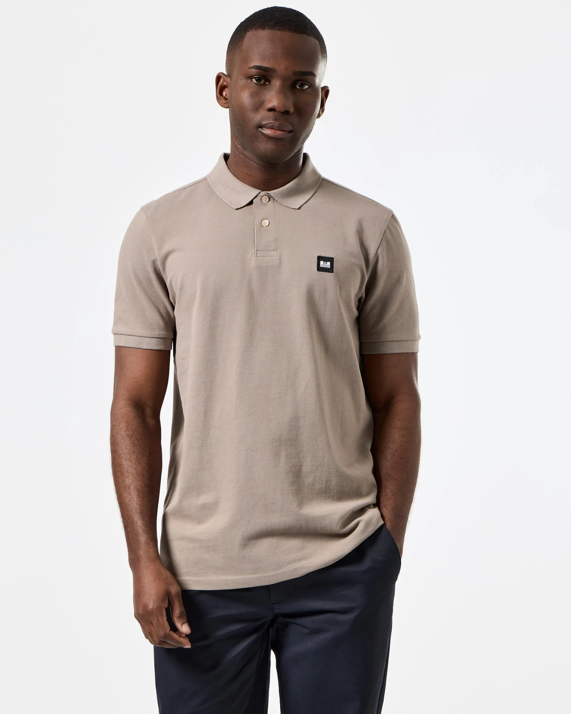 Caneiros Poloshirt Rinde Braun