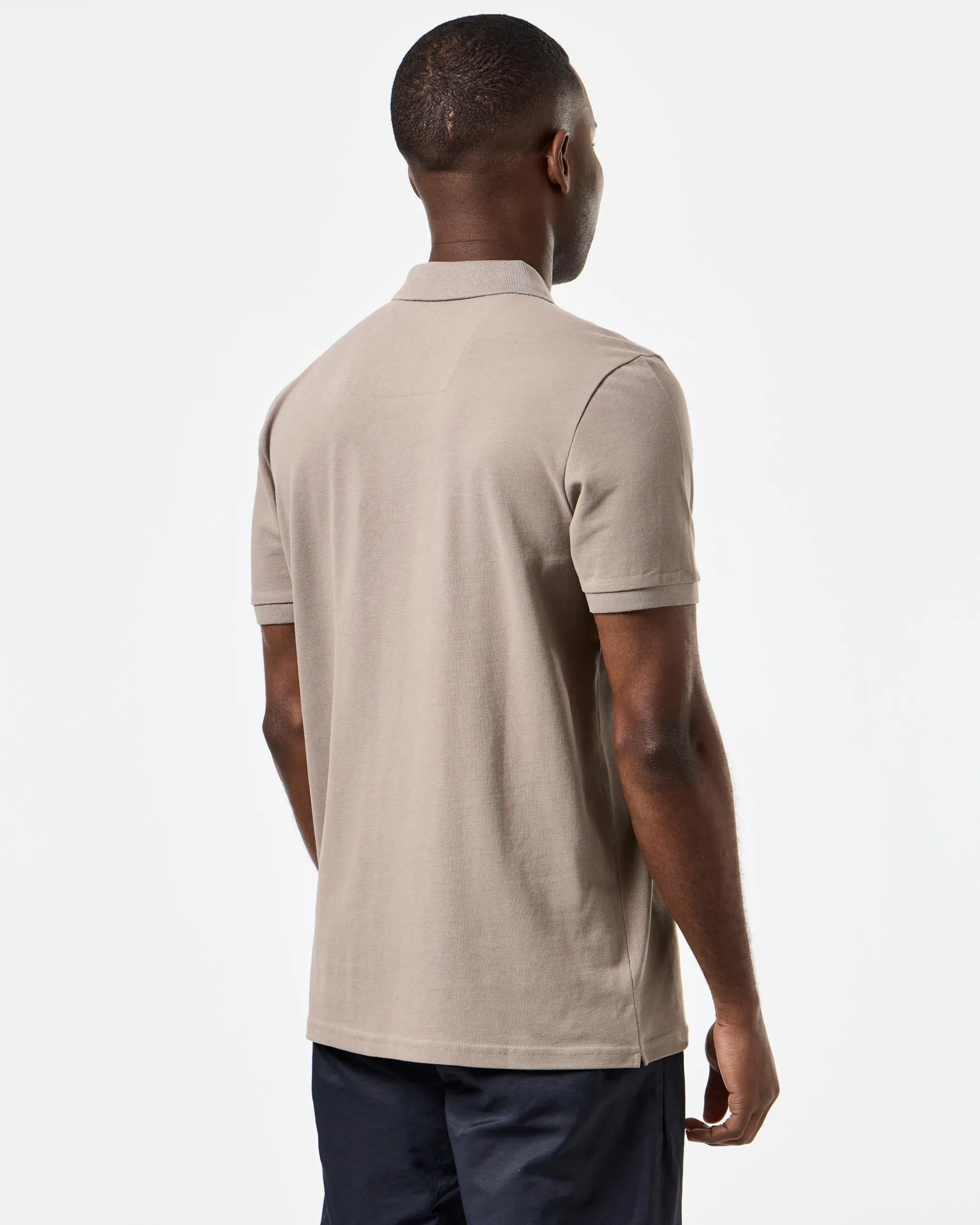 Caneiros Poloshirt Rinde Braun