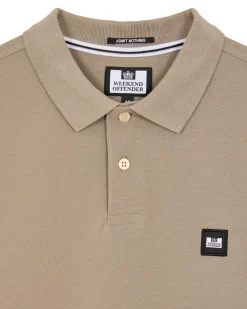 Caneiros Poloshirt Rinde Braun