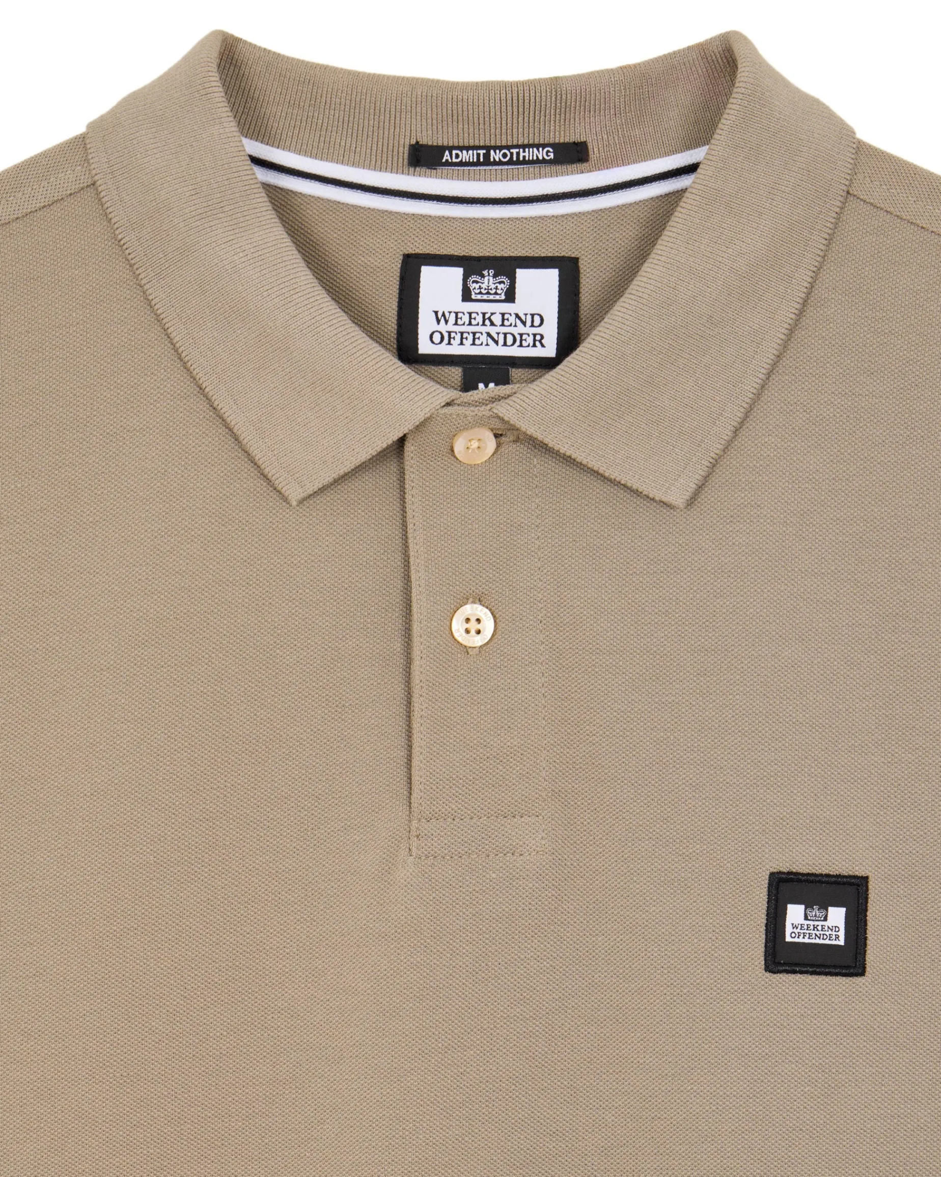 Caneiros Poloshirt Rinde Braun