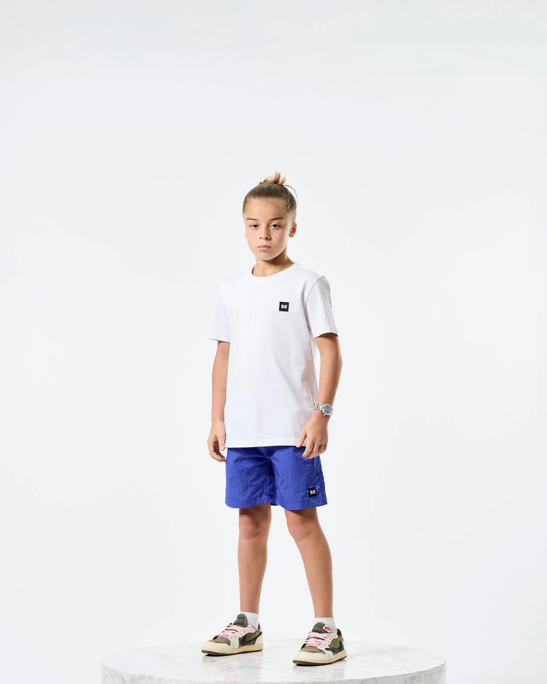 Cannon Beach T-Shirt für Kinder, Weiß