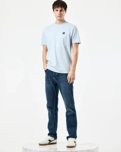 Cannon Beach T-Shirt Ocean Wave Blau