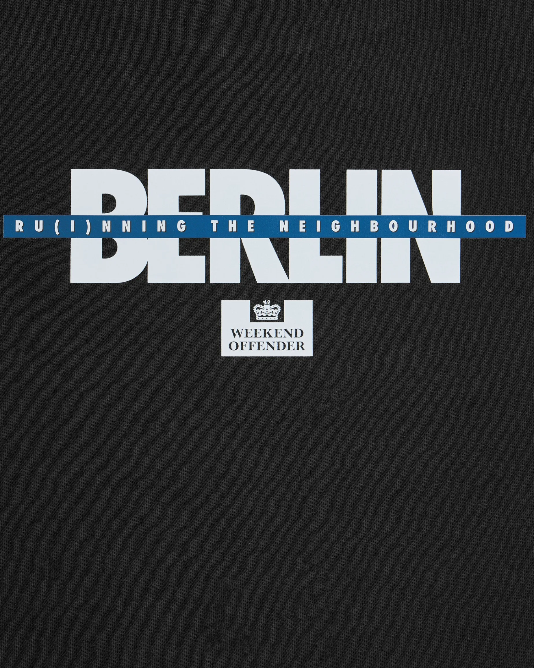 City Series 7 Berlin T-Shirt Schwarz