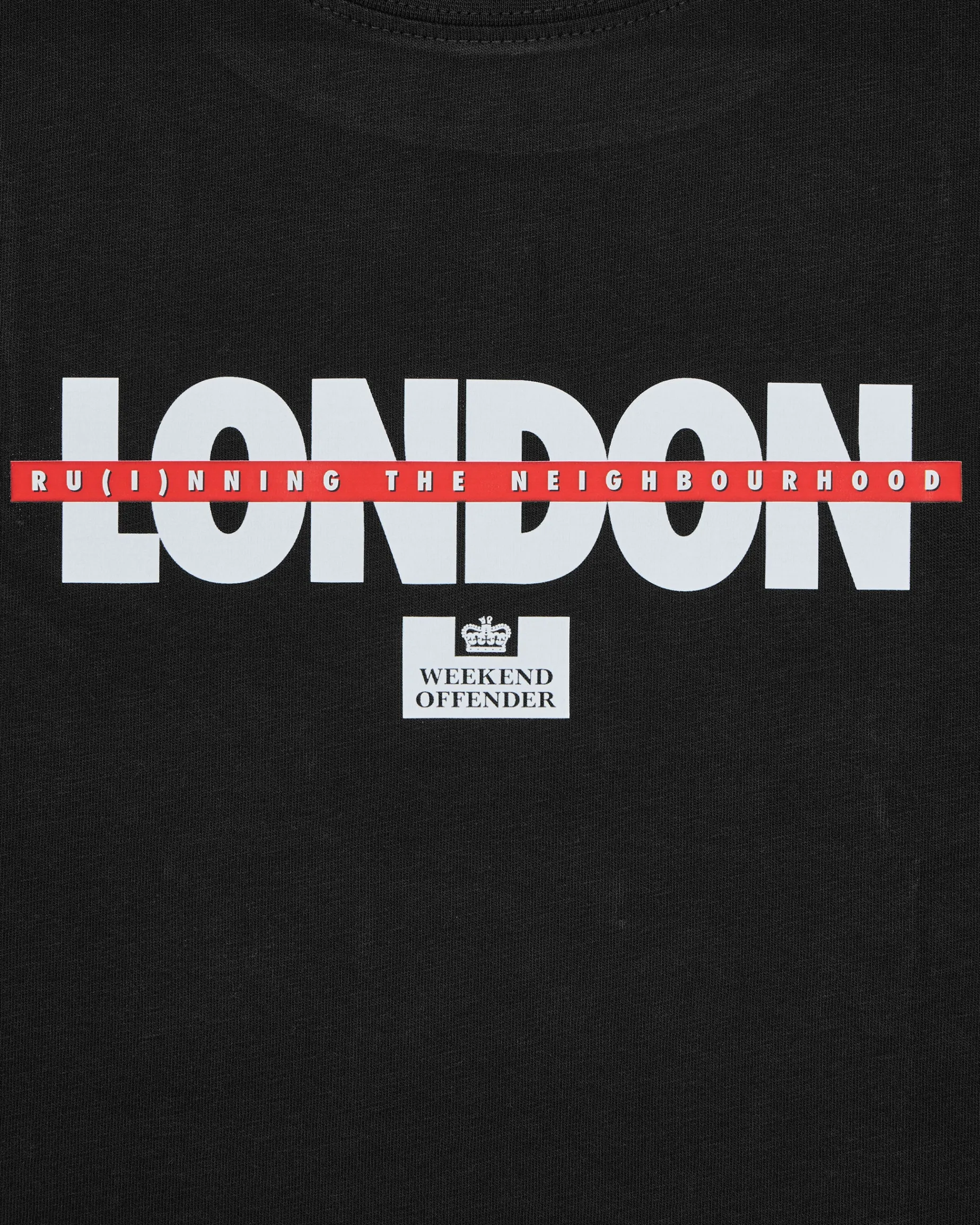 City Series 7 London T-Shirt Schwarz