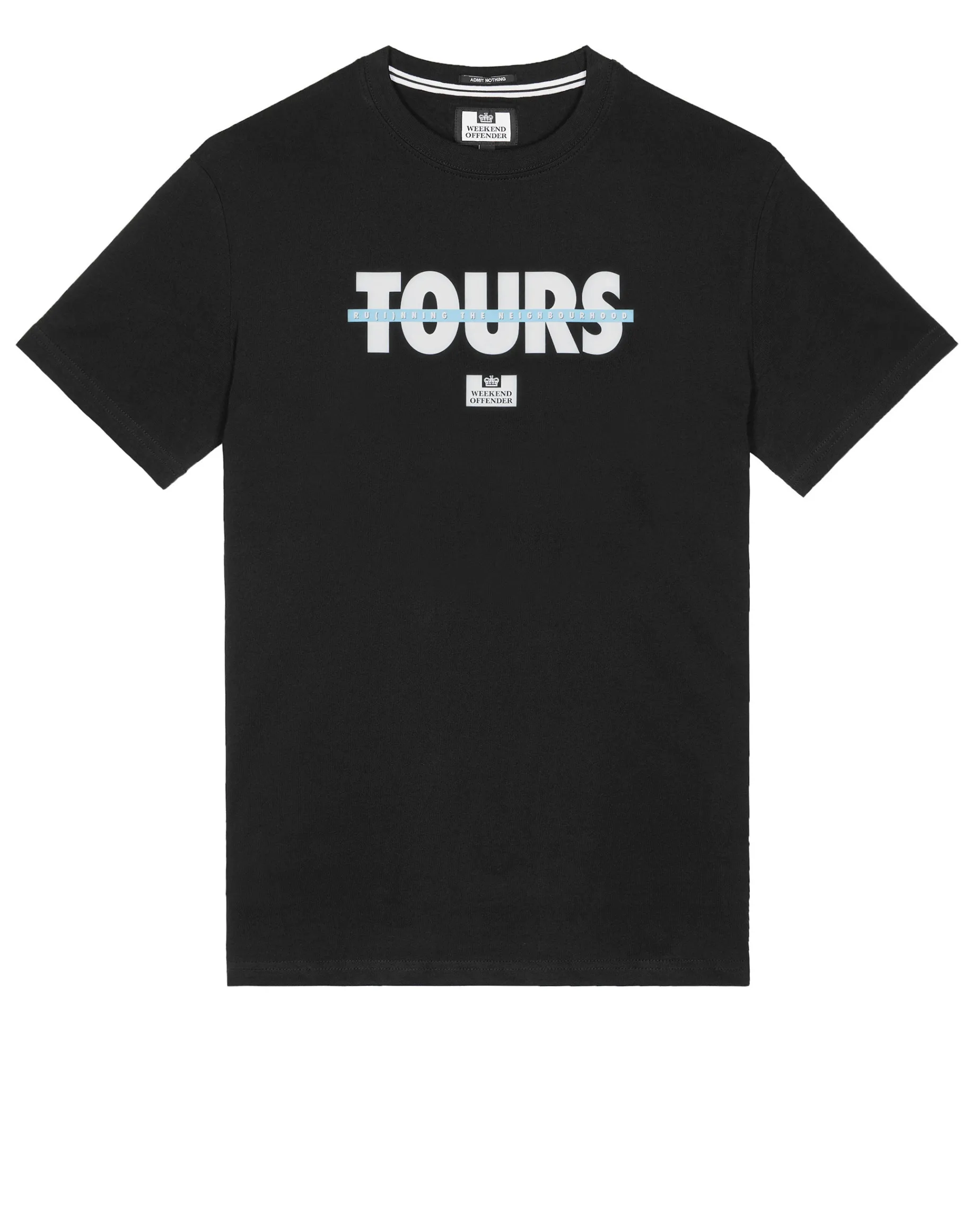 City Series 7 Tours T-Shirt Schwarz