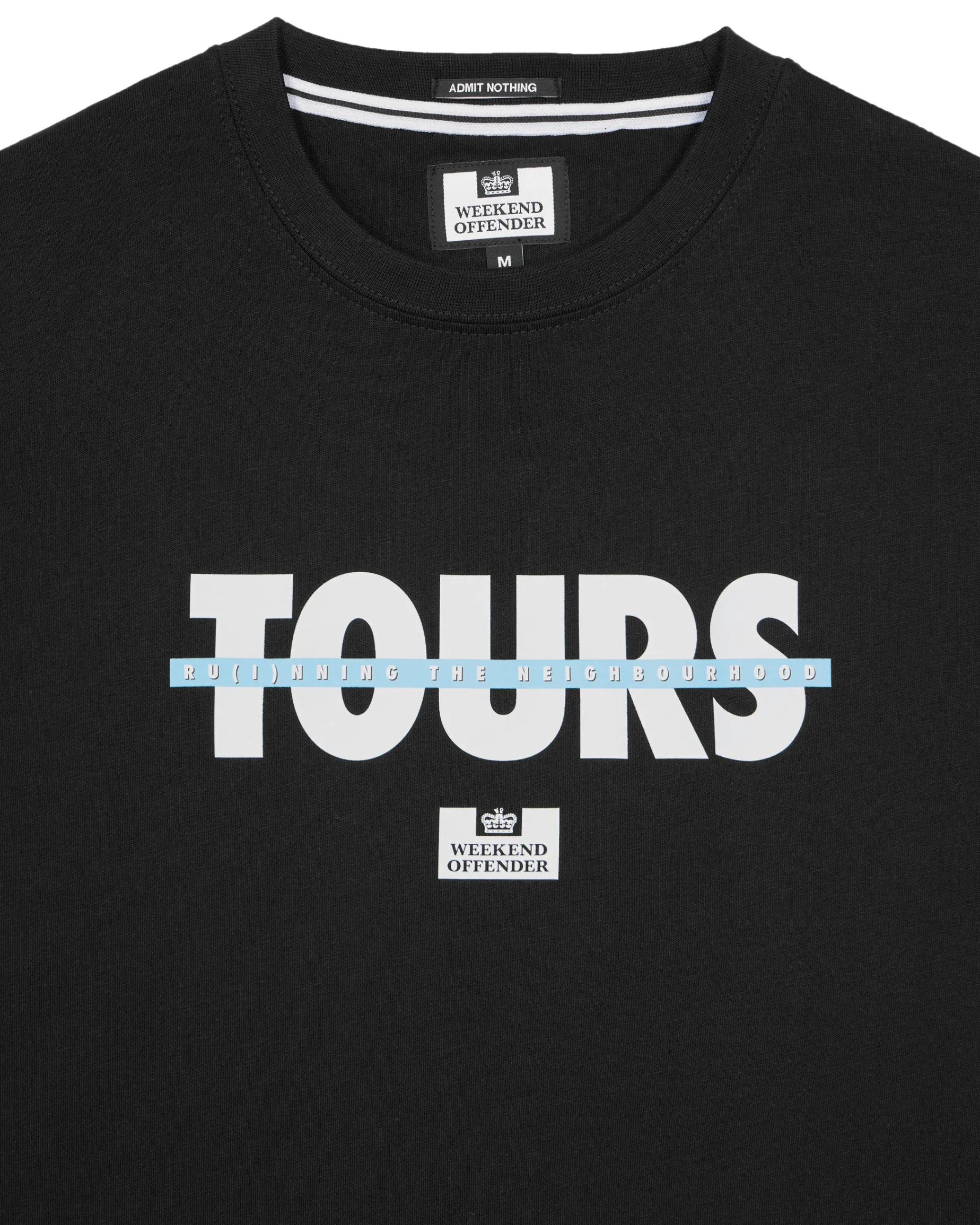 City Series 7 Tours T-Shirt Schwarz