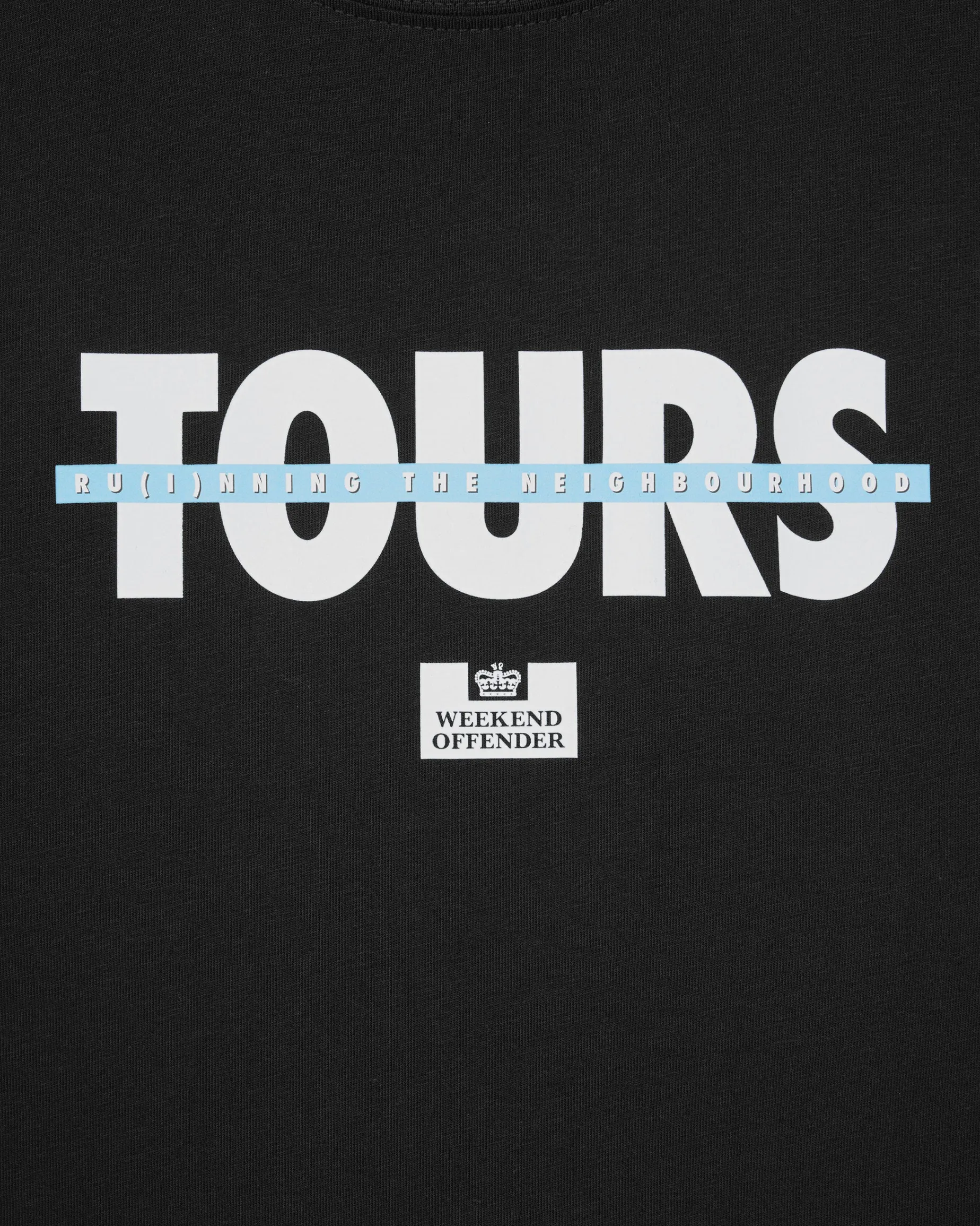 City Series 7 Tours T-Shirt Schwarz
