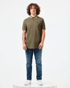 Comas Poloshirt Castle Green/Keylime