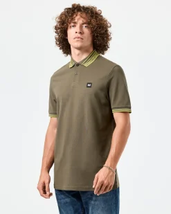Comas Poloshirt Castle Green/Keylime