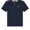 Costa Poloshirt Marineblau/Mid House Check