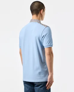 Costa Poloshirt Marineblau/Mid House Check