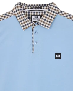 Costa Poloshirt Marineblau/Mid House Check