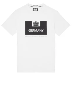 Country Series Deutschland T-Shirt Weiß/Schwarz