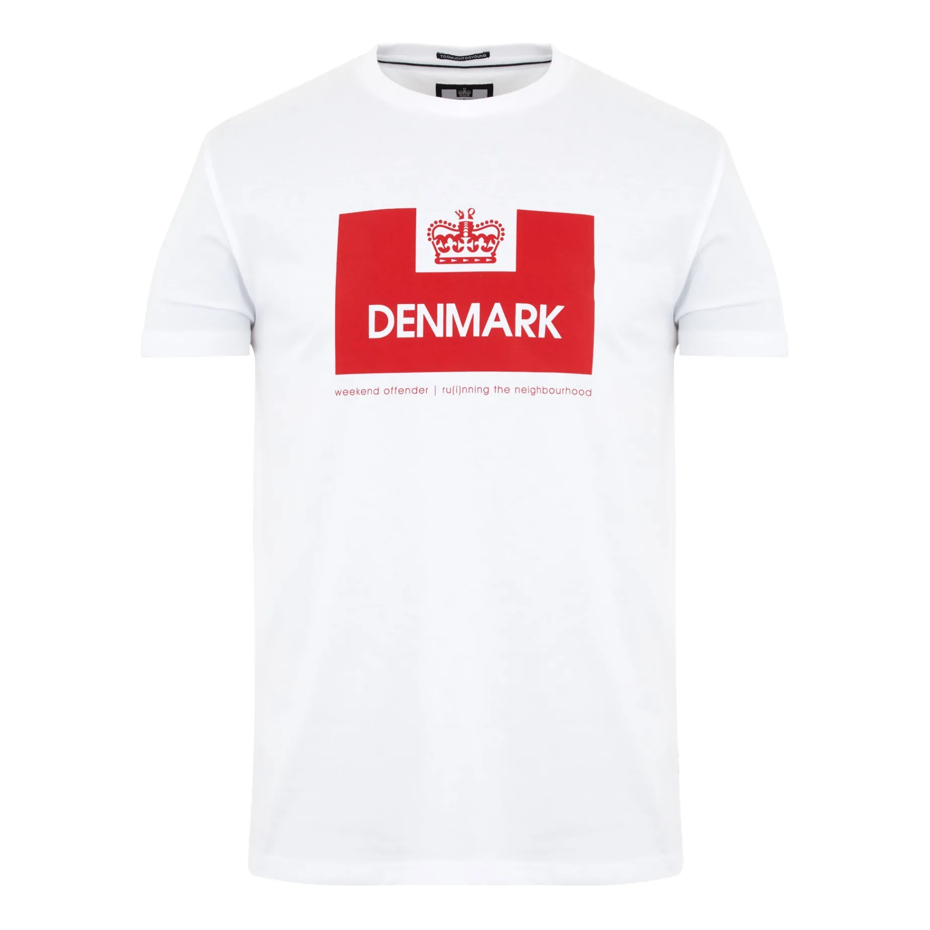 Country Series Dänemark T-Shirt Weiß