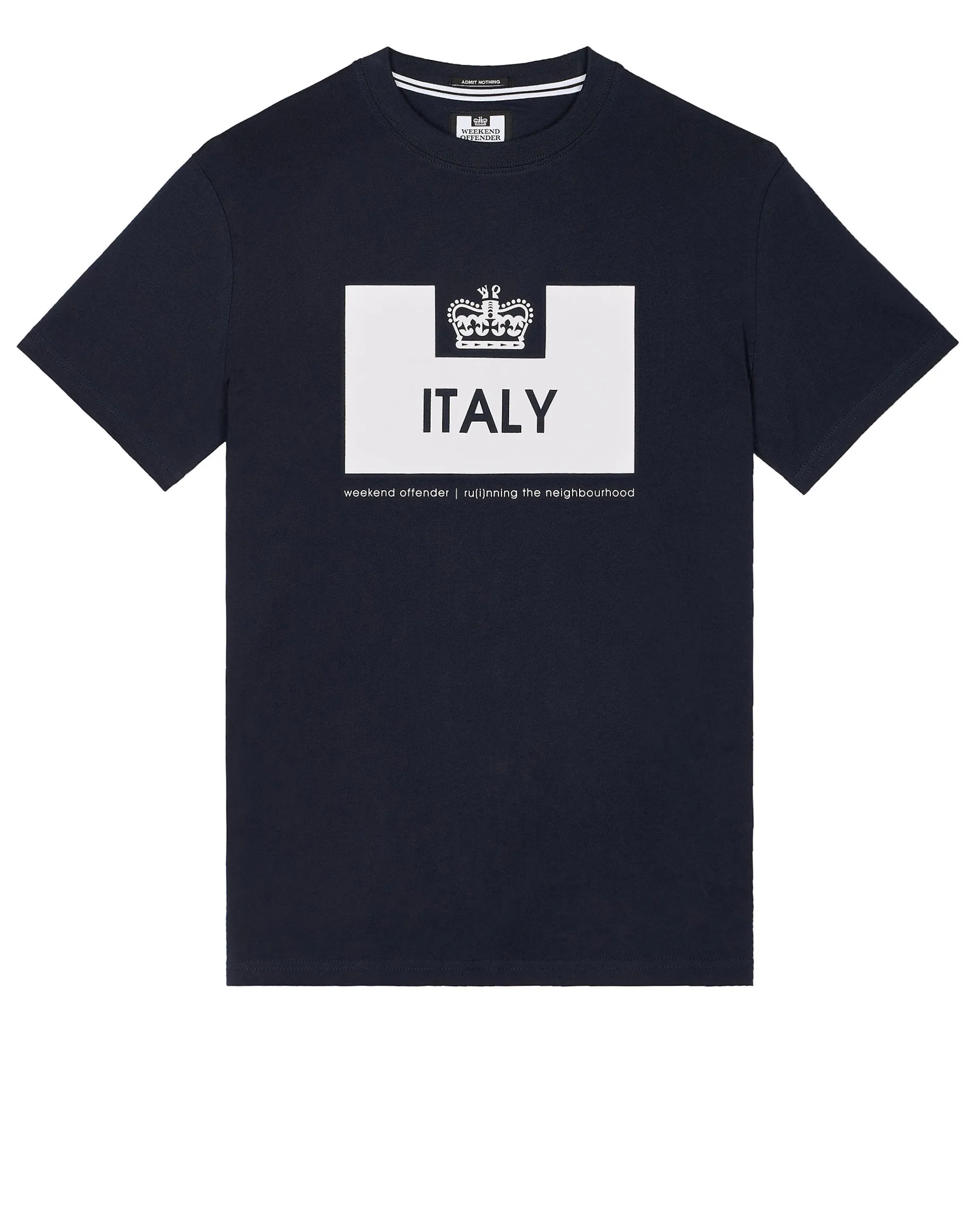 Country Series Italien T-Shirt Marine/Weiß