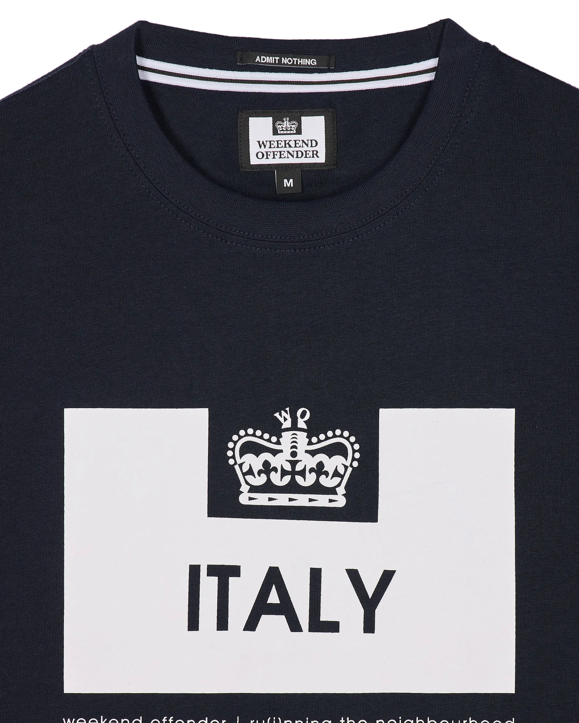 Country Series Italien T-Shirt Marine/Weiß