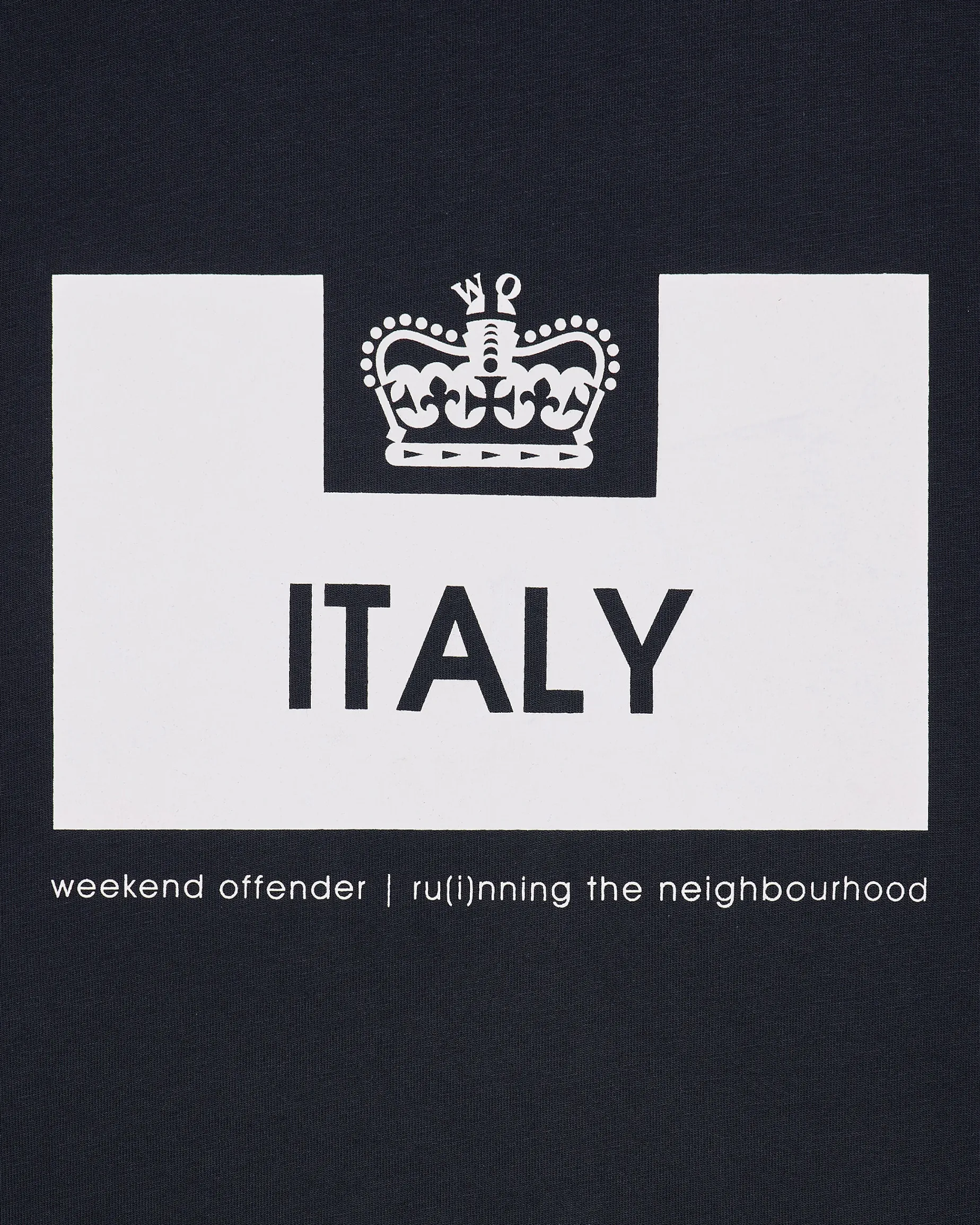 Country Series Italien T-Shirt Marine/Weiß